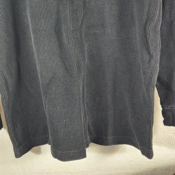 Gemrock Heavy Weight Black Cotton Waffle Knit LS Crew Neck Thermal Shirt Sz 2XL - Picture 6 of 16